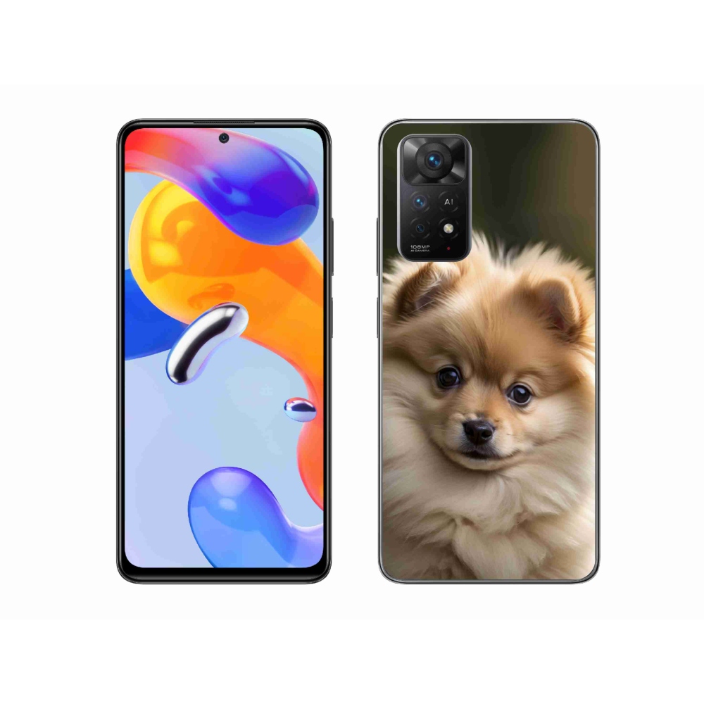 Gelový kryt mmCase na Xiaomi Redmi Note 11 Pro 4G/5G - roztomilý pomeranian 2