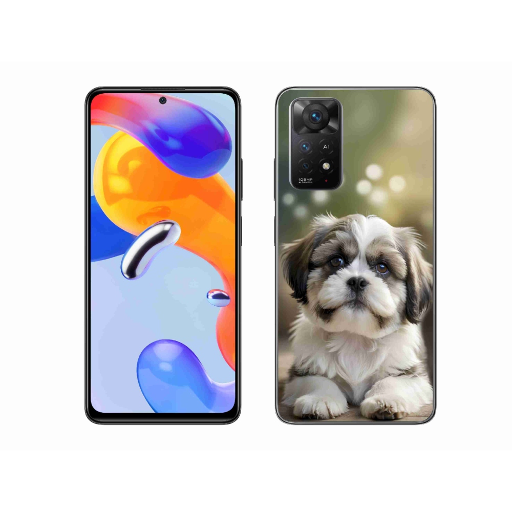 Gelový kryt mmCase na Xiaomi Redmi Note 11 Pro 4G/5G - roztomilý shih-tzu