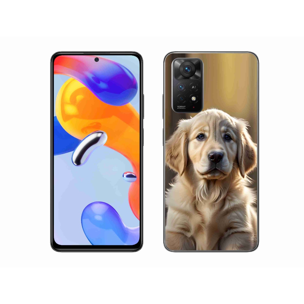 Gelový kryt mmCase na Xiaomi Redmi Note 11 Pro 4G/5G - roztomilý zlatý retrívr