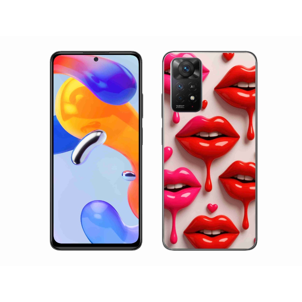 Gelový kryt mmCase na Xiaomi Redmi Note 11 Pro 4G/5G - rty 2