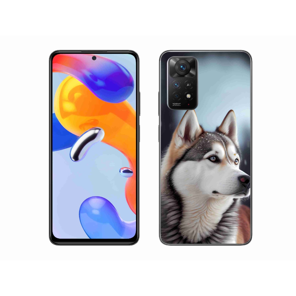 Gelový kryt mmCase na Xiaomi Redmi Note 11 Pro 4G/5G - sibiřský husky