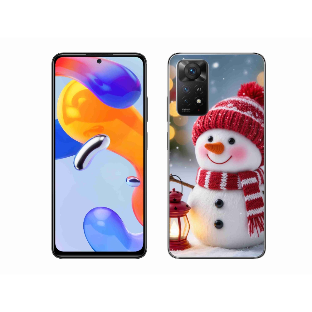 Gelový kryt mmCase na Xiaomi Redmi Note 11 Pro 4G/5G - sněhulák 2