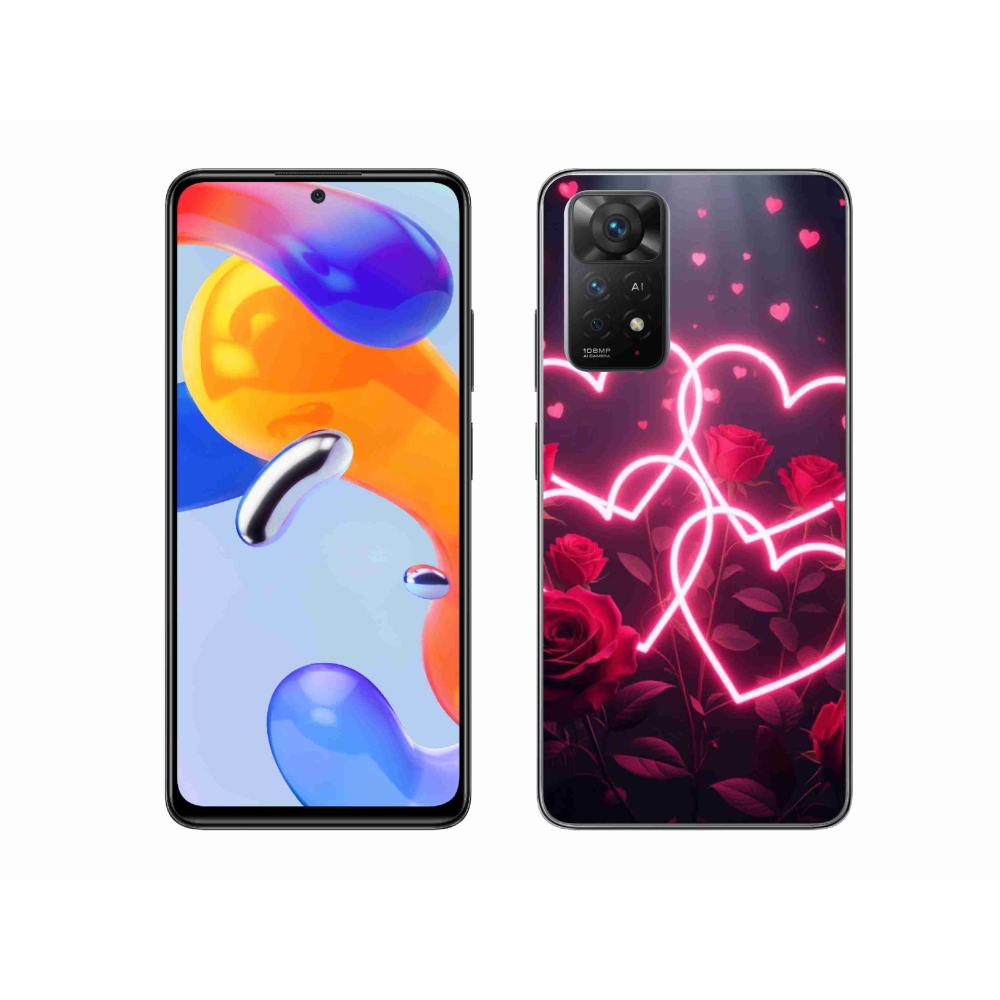 Gelový kryt mmCase na Xiaomi Redmi Note 11 Pro 4G/5G - srdce lásky