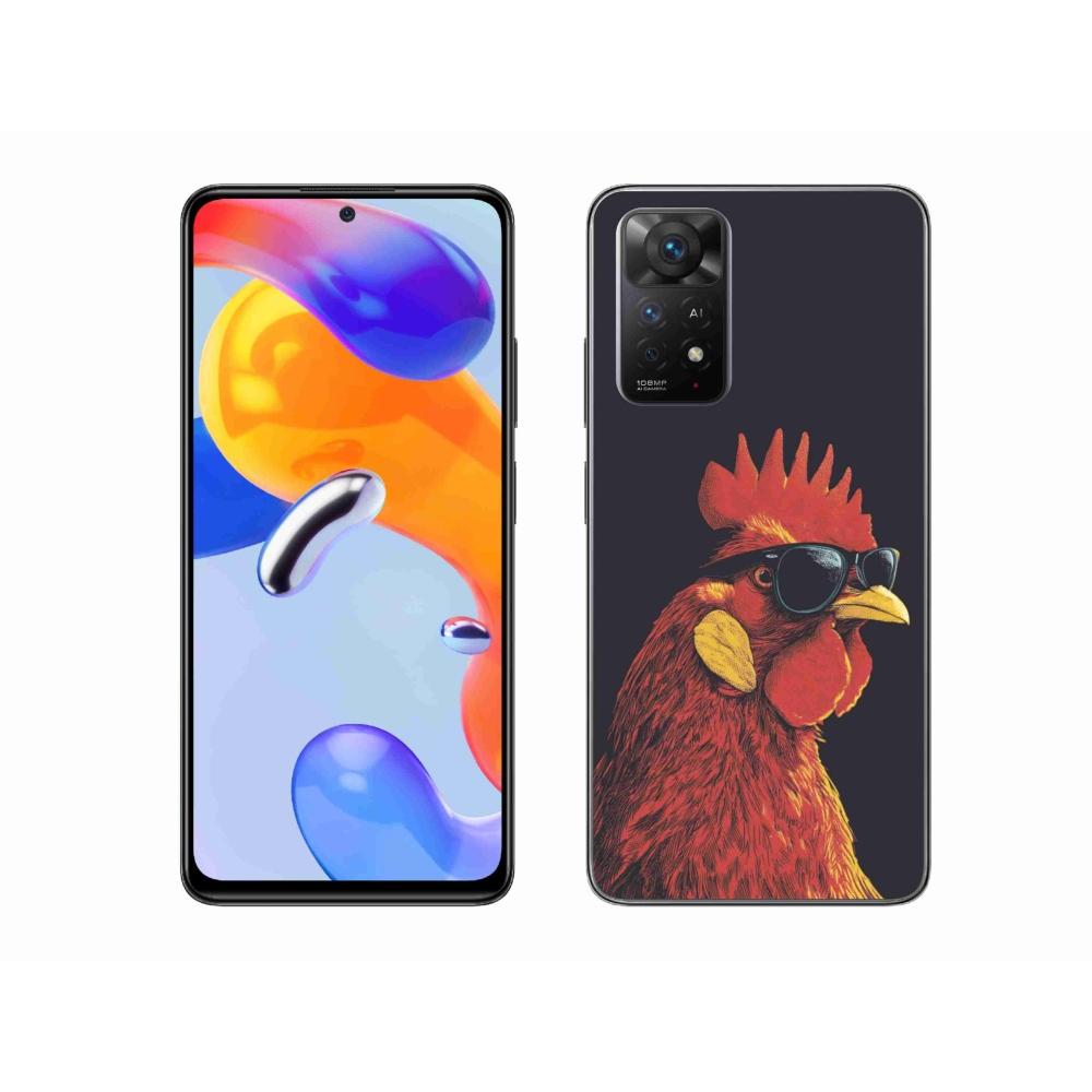 Gelový kryt mmCase na Xiaomi Redmi Note 11 Pro 4G/5G - stylový kohout