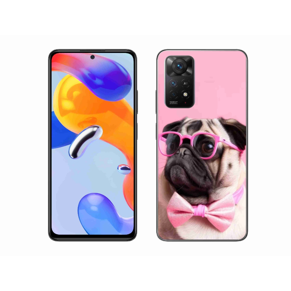 Gelový kryt mmCase na Xiaomi Redmi Note 11 Pro 4G/5G - stylový mops