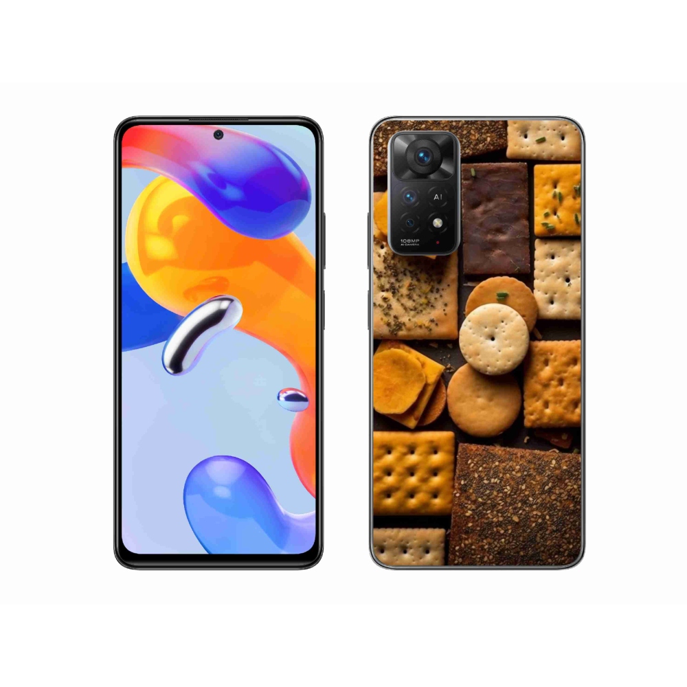 Gelový kryt mmCase na Xiaomi Redmi Note 11 Pro 4G/5G - sušenky