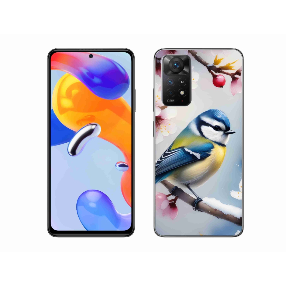 Gelový kryt mmCase na Xiaomi Redmi Note 11 Pro 4G/5G - sýkorka