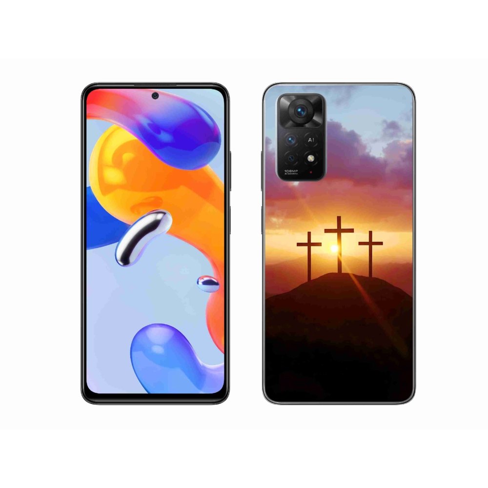 Gelový kryt mmCase na Xiaomi Redmi Note 11 Pro 4G/5G - tři kříže