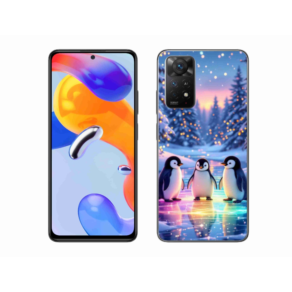 Gelový kryt mmCase na Xiaomi Redmi Note 11 Pro 4G/5G - tučnáci