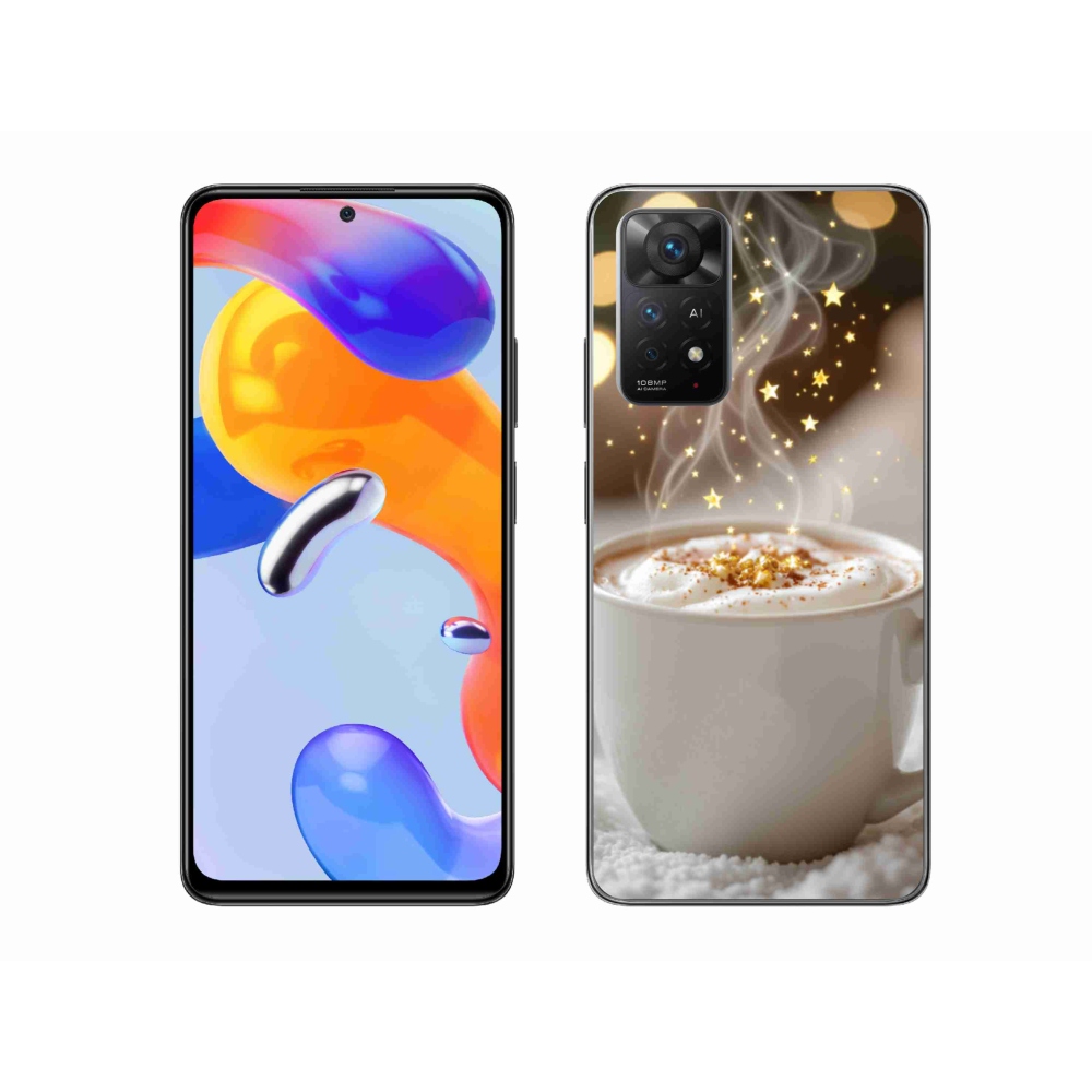 Gelový kryt mmCase na Xiaomi Redmi Note 11 Pro 4G/5G - vánoční horký nápoj