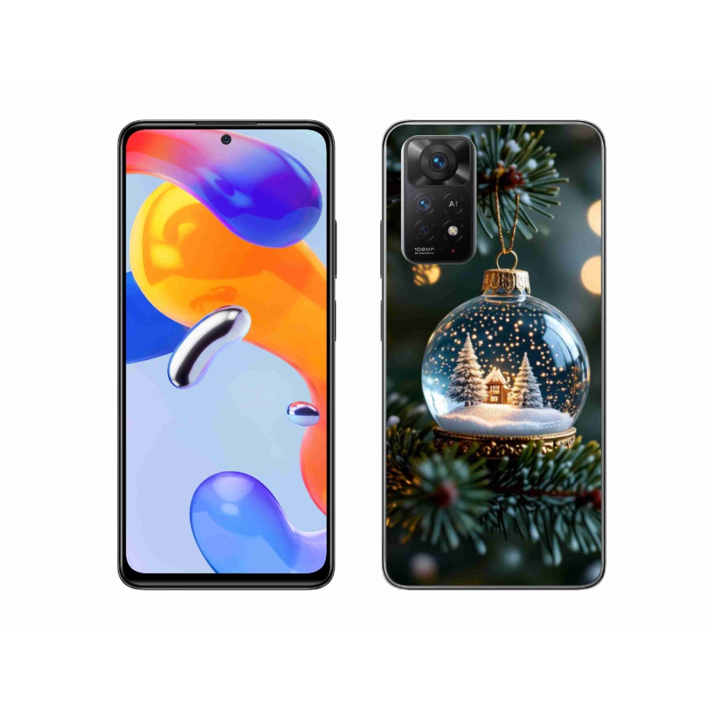Gelový kryt mmCase na Xiaomi Redmi Note 11 Pro 4G/5G - vánoční koule 2