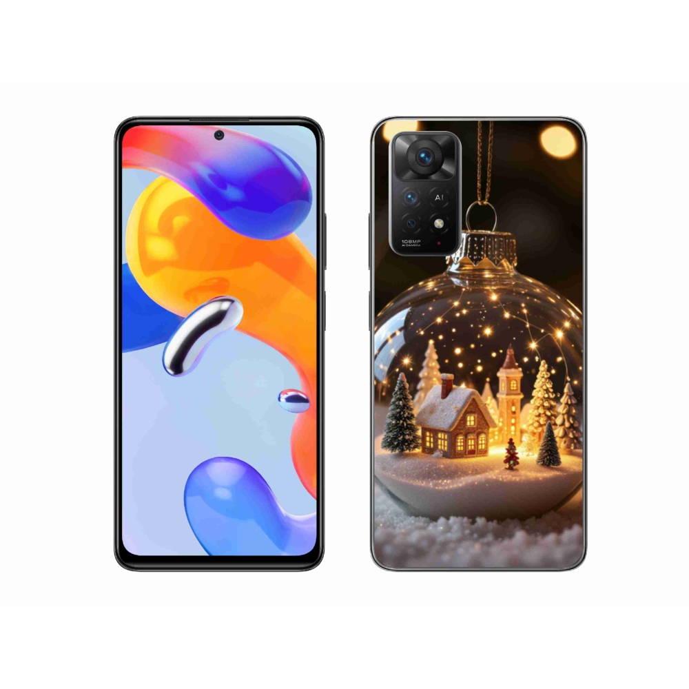 Gelový kryt mmCase na Xiaomi Redmi Note 11 Pro 4G/5G - vánoční koule 3