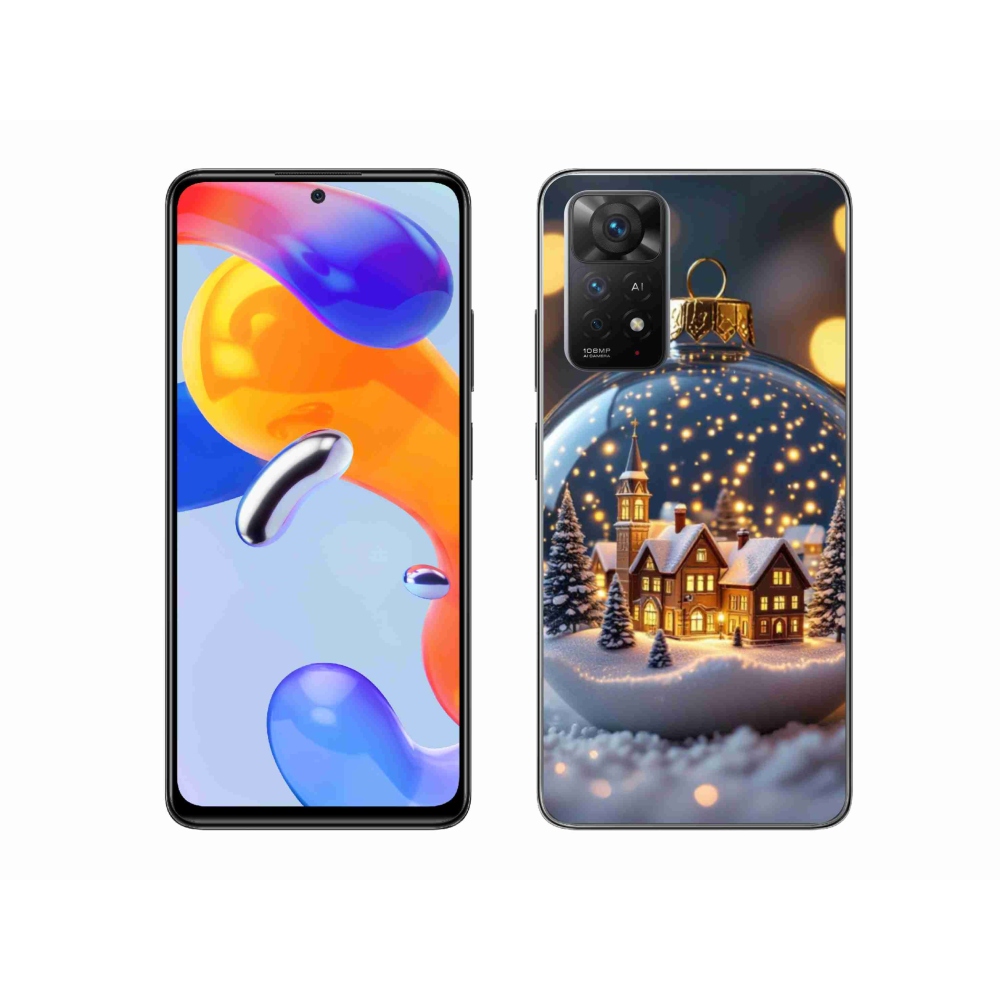 Gelový kryt mmCase na Xiaomi Redmi Note 11 Pro 4G/5G - vánoční koule 4