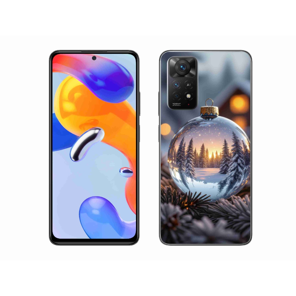 Gelový kryt mmCase na Xiaomi Redmi Note 11 Pro 4G/5G - vánoční ozdoba