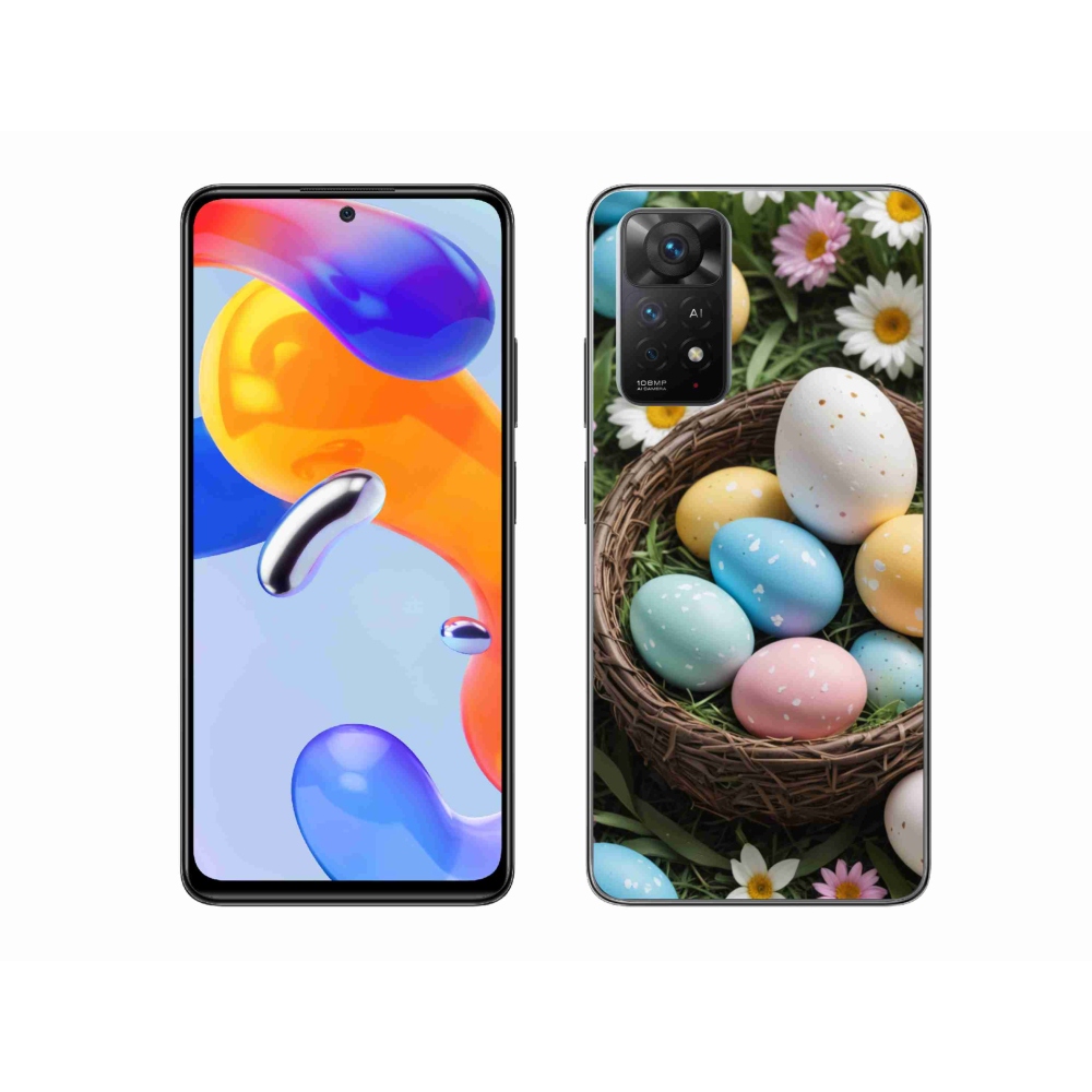 Gelový kryt mmCase na Xiaomi Redmi Note 11 Pro 4G/5G - velikonoční vajíčka 2