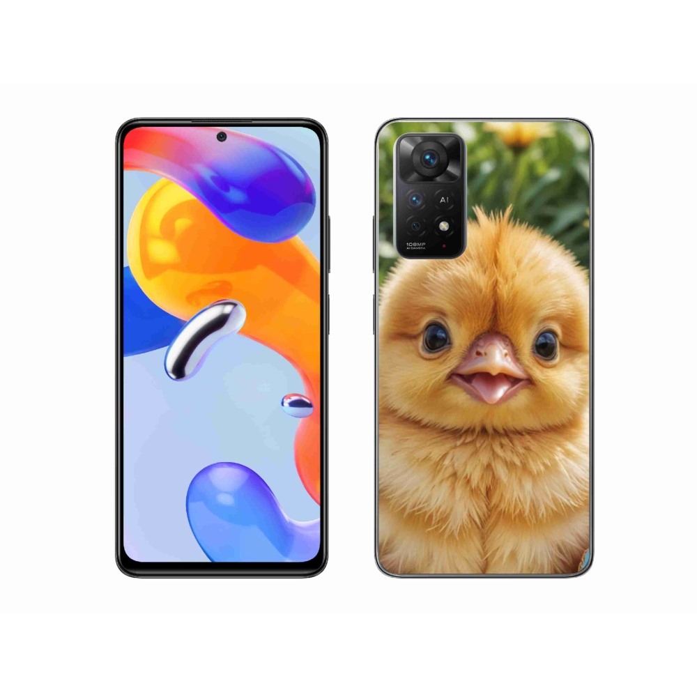 Gelový kryt mmCase na Xiaomi Redmi Note 11 Pro 4G/5G - veselé kuřátko