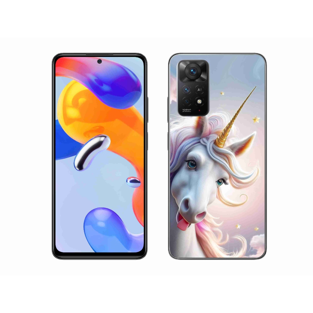 Gelový kryt mmCase na Xiaomi Redmi Note 11 Pro 4G/5G - veselý jednorožec