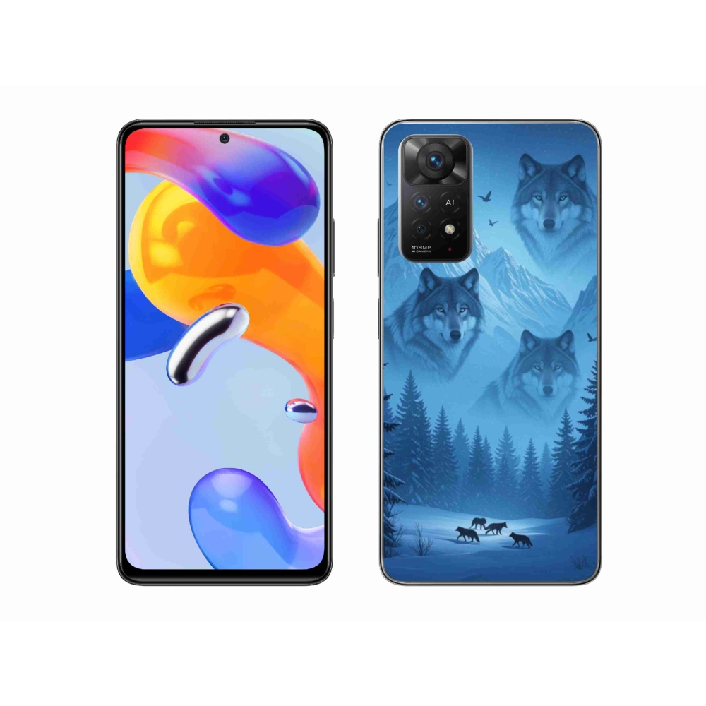 Gelový kryt mmCase na Xiaomi Redmi Note 11 Pro 4G/5G - vlčí smečka