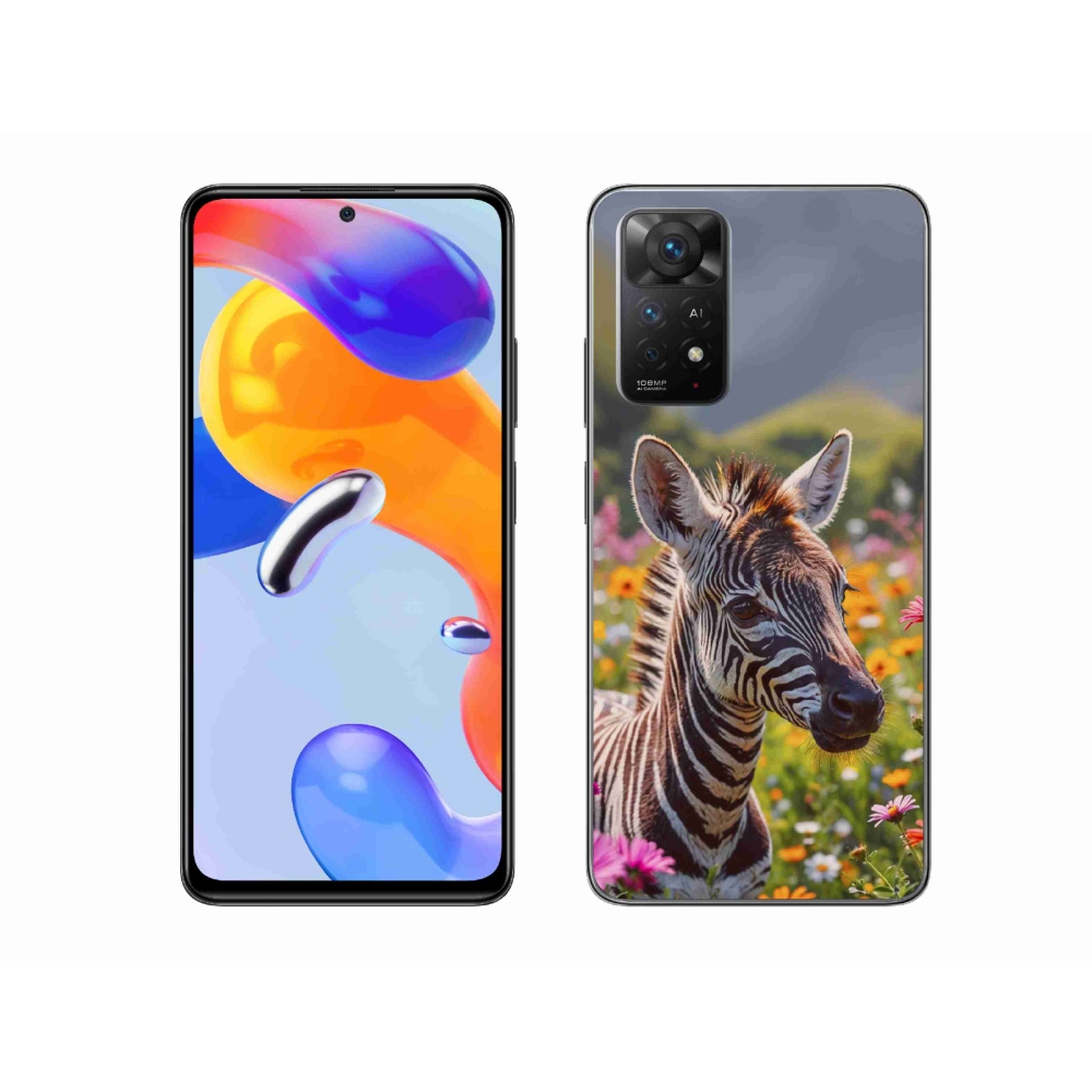 Gelový kryt mmCase na Xiaomi Redmi Note 11 Pro 4G/5G - zebra na louce