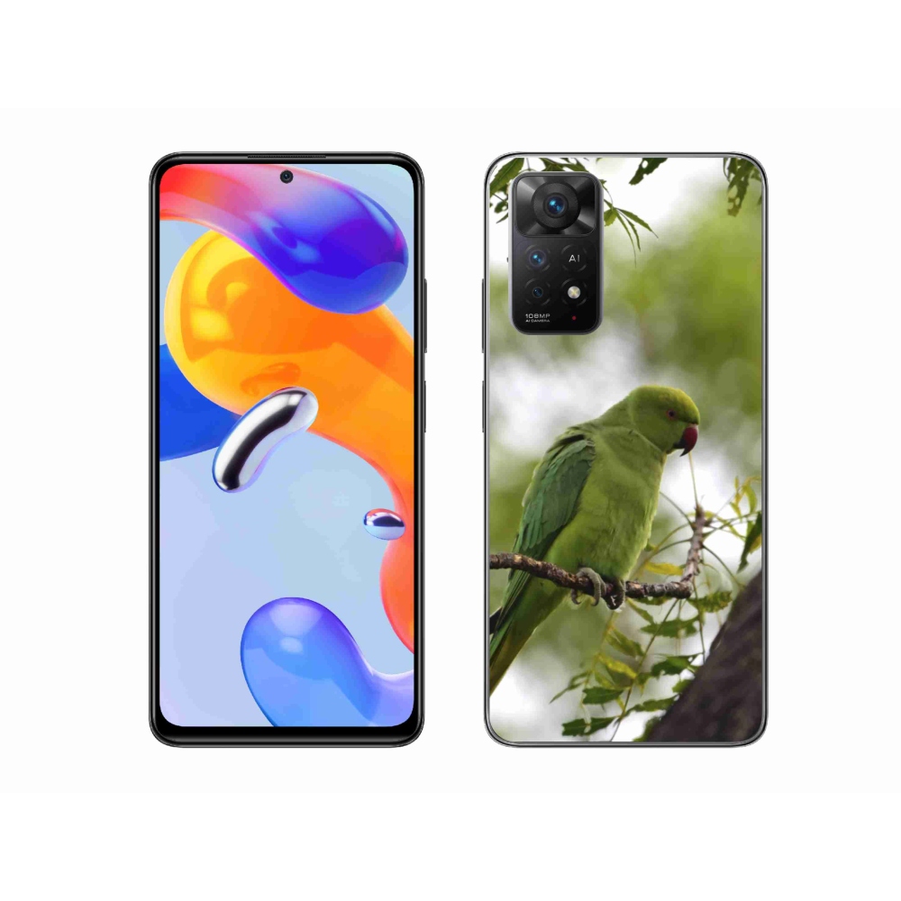 Gelový kryt mmCase na Xiaomi Redmi Note 11 Pro 4G/5G - zelený papoušek