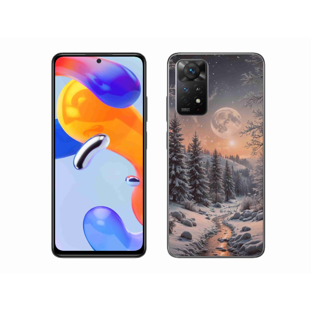 Gelový kryt mmCase na Xiaomi Redmi Note 11 Pro 4G/5G - zimní krajina 2