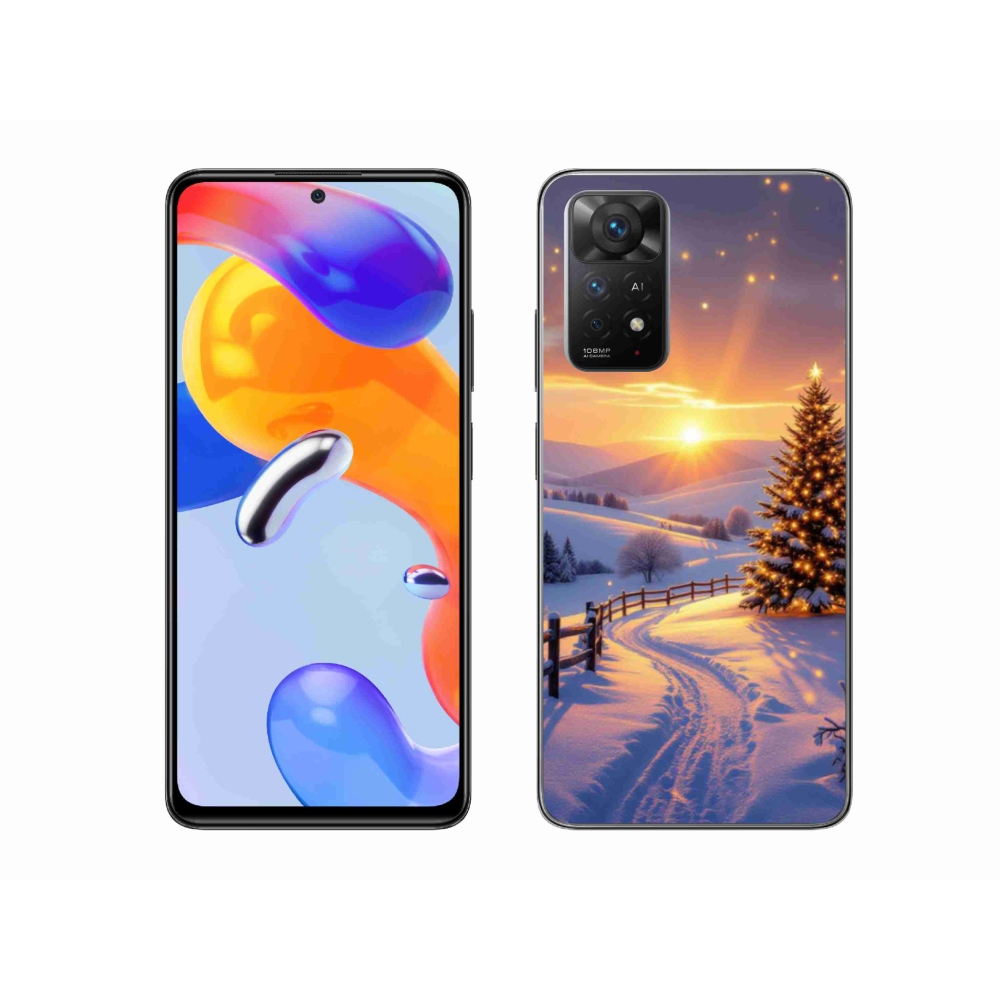 Gelový kryt mmCase na Xiaomi Redmi Note 11 Pro 4G/5G - zimní krajina