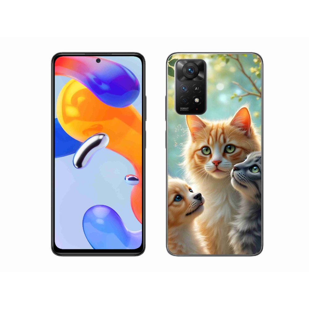 Gelový kryt mmCase na Xiaomi Redmi Note 11 Pro 4G/5G - zvířecí přátelství 2