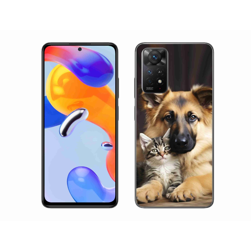 Gelový kryt mmCase na Xiaomi Redmi Note 11 Pro 4G/5G - zvířecí přátelství