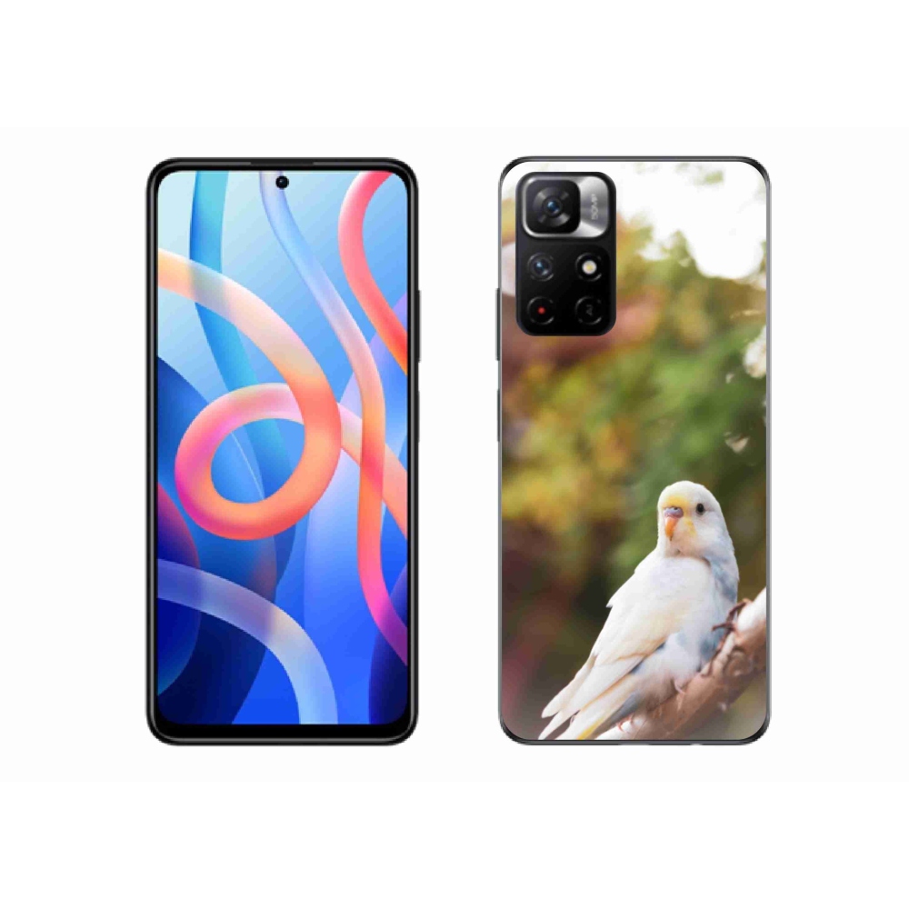 Gelový kryt mmCase na Xiaomi Redmi Note 11S 5G - andulka bílá