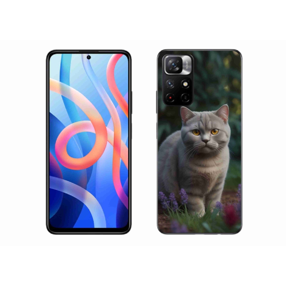 Gelový kryt mmCase na Xiaomi Redmi Note 11S 5G - britská kočka