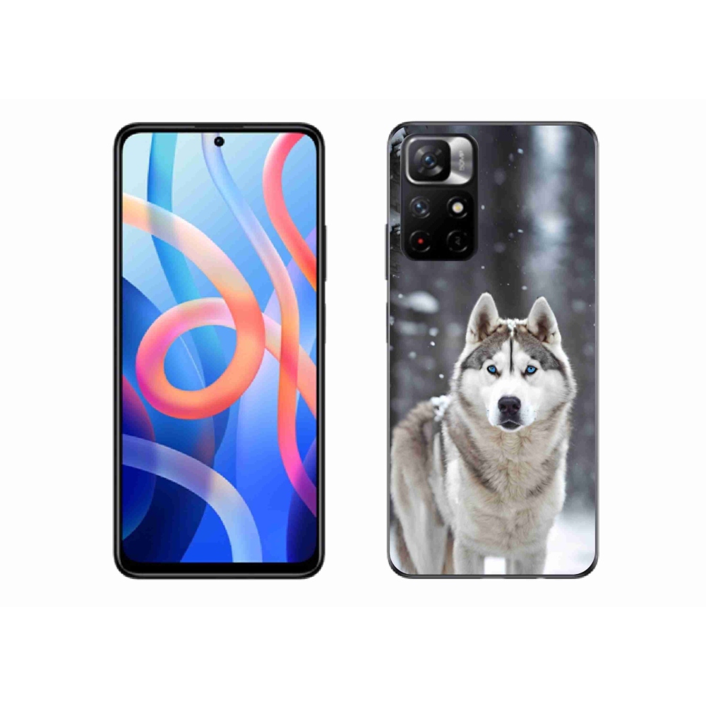 Gelový kryt mmCase na Xiaomi Redmi Note 11S 5G - husky 2
