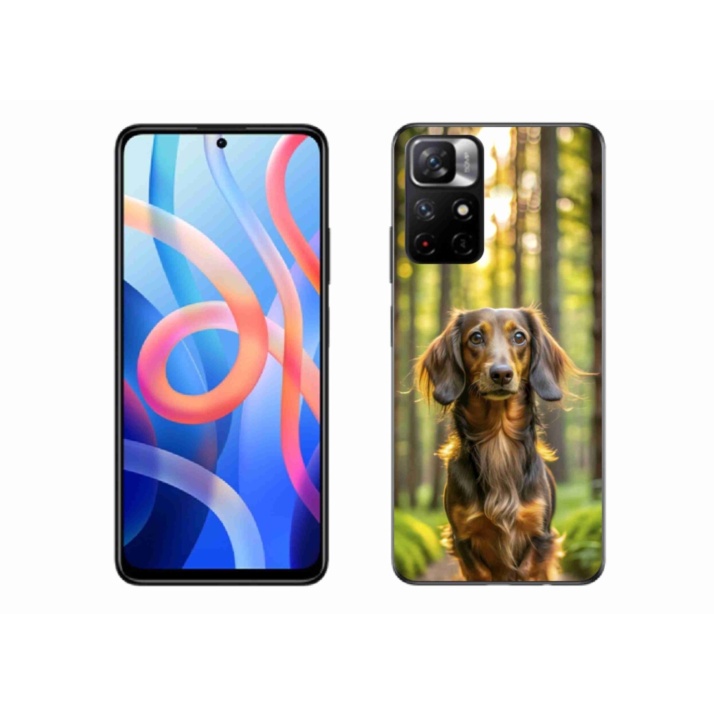 Gelový kryt mmCase na Xiaomi Redmi Note 11S 5G - jezevčík 4