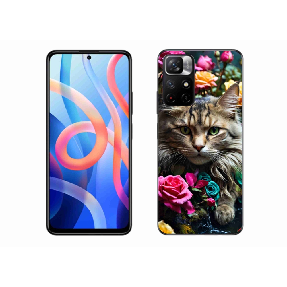 Gelový kryt mmCase na Xiaomi Redmi Note 11S 5G - kočíčí pohled 2