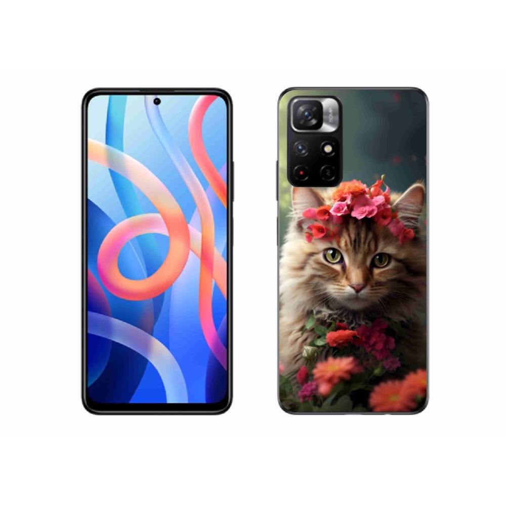 Gelový kryt mmCase na Xiaomi Redmi Note 11S 5G - kočíčí princezna