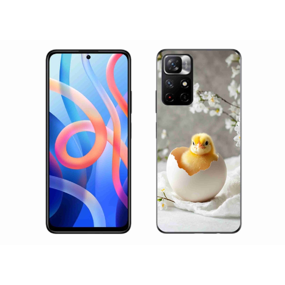 Gelový kryt mmCase na Xiaomi Redmi Note 11S 5G - kuřátko