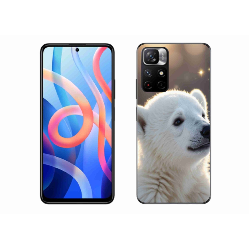 Gelový kryt mmCase na Xiaomi Redmi Note 11S 5G - lední medvěd