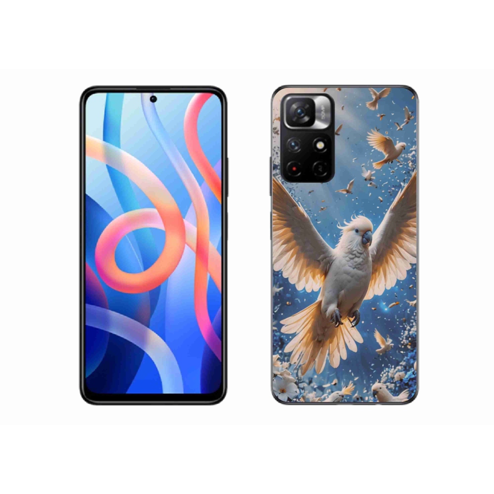 Gelový kryt mmCase na Xiaomi Redmi Note 11S 5G - papoušek kakadu