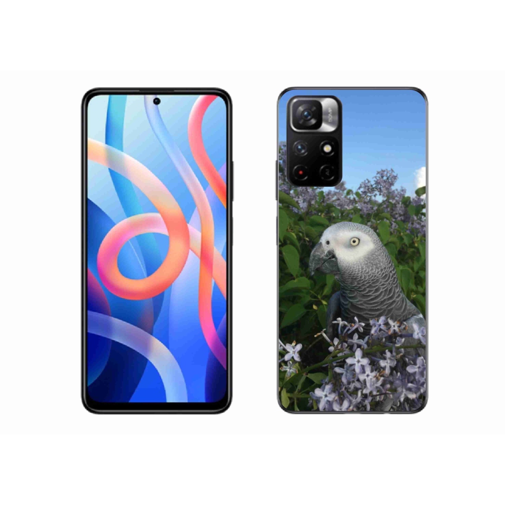 Gelový kryt mmCase na Xiaomi Redmi Note 11S 5G - papoušek žako