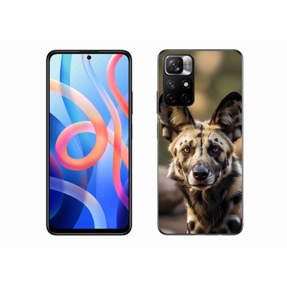 Gelový kryt mmCase na Xiaomi Redmi Note 11S 5G/Poco M4 Pro 5G - africký divoký pes