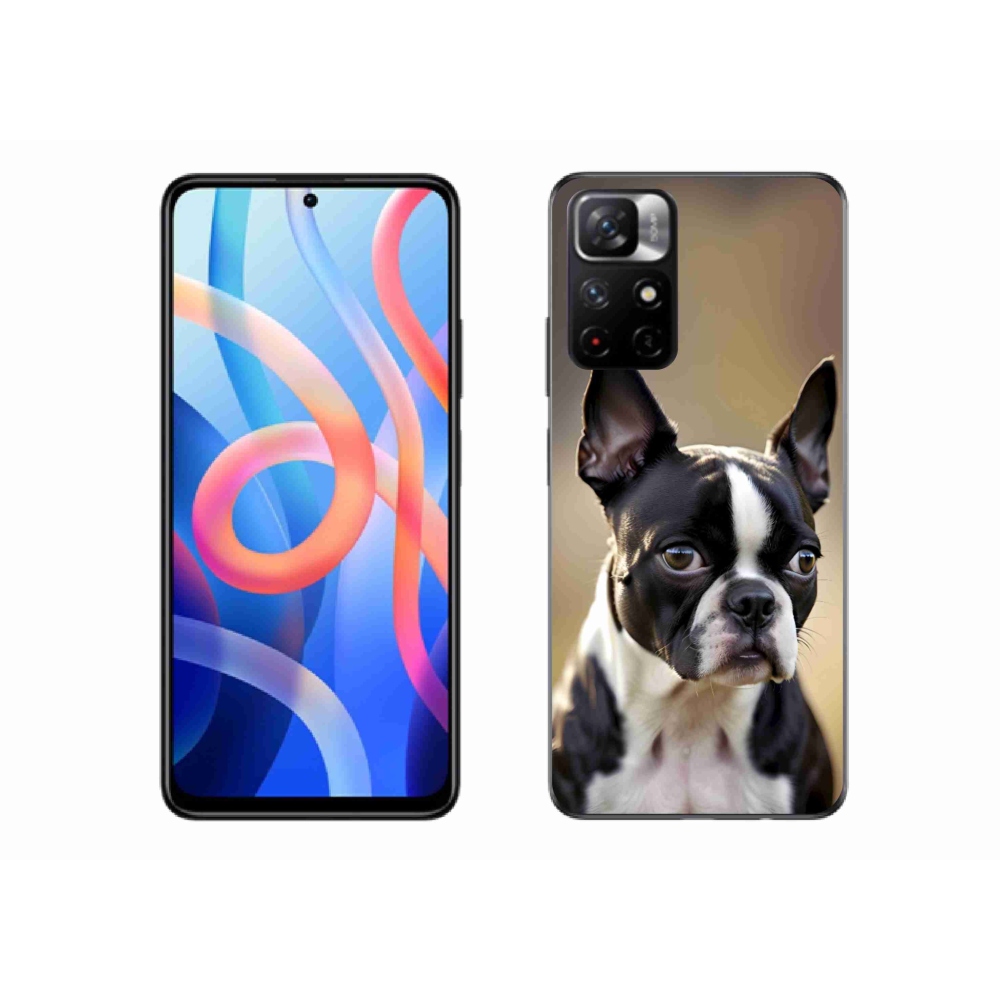 Gelový kryt mmCase na Xiaomi Redmi Note 11S 5G/Poco M4 Pro 5G - bostonský teriér