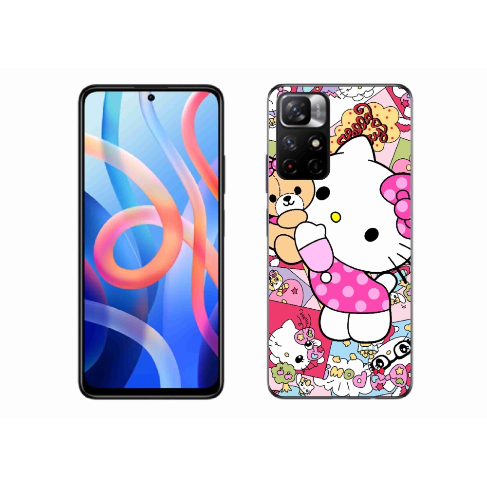 Gelový kryt mmCase na Xiaomi Redmi Note 11S 5G/Poco M4 Pro 5G - cute kitty