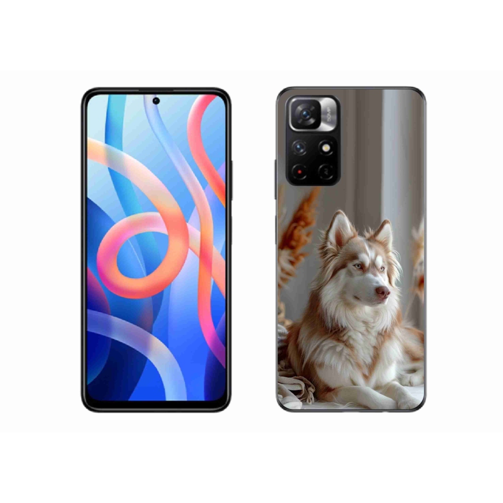 Gelový kryt mmCase na Xiaomi Redmi Note 11S 5G/Poco M4 Pro 5G - klidný sibiřský husky