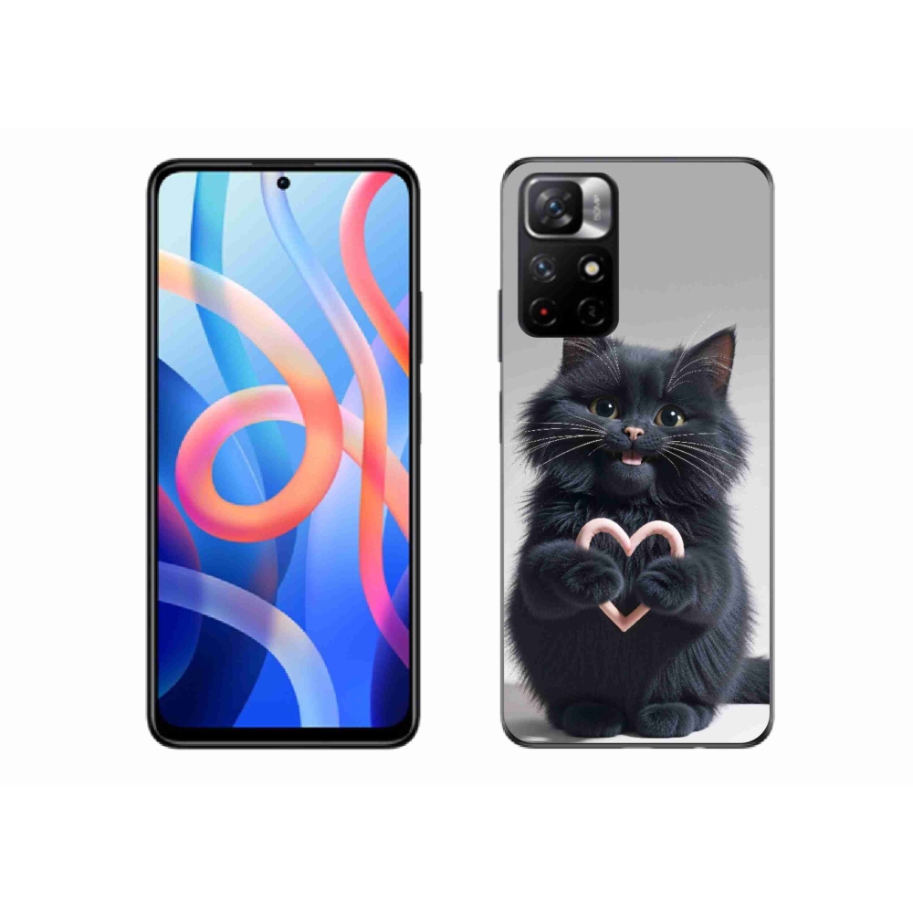 Gelový kryt mmCase na Xiaomi Redmi Note 11S 5G/Poco M4 Pro 5G - kočičí láska 3
