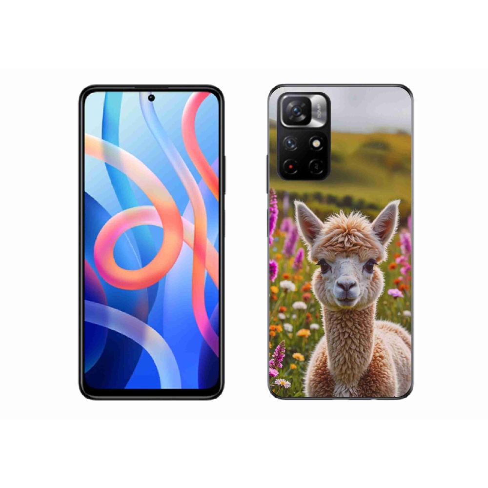 Gelový kryt mmCase na Xiaomi Redmi Note 11S 5G/Poco M4 Pro 5G - lama na louce