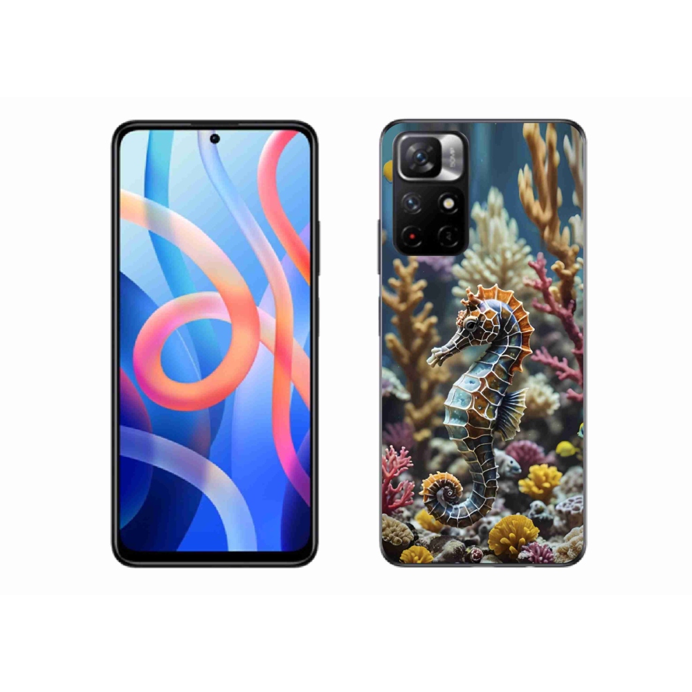 Gelový kryt mmCase na Xiaomi Redmi Note 11S 5G/Poco M4 Pro 5G - mořský koník 2