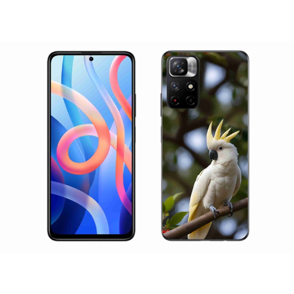 Gelový kryt mmCase na Xiaomi Redmi Note 11S 5G/Poco M4 Pro 5G - papoušek kakadu 3