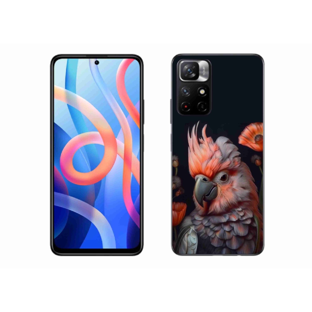 Gelový kryt mmCase na Xiaomi Redmi Note 11S 5G/Poco M4 Pro 5G - papoušek kakadu v barvách