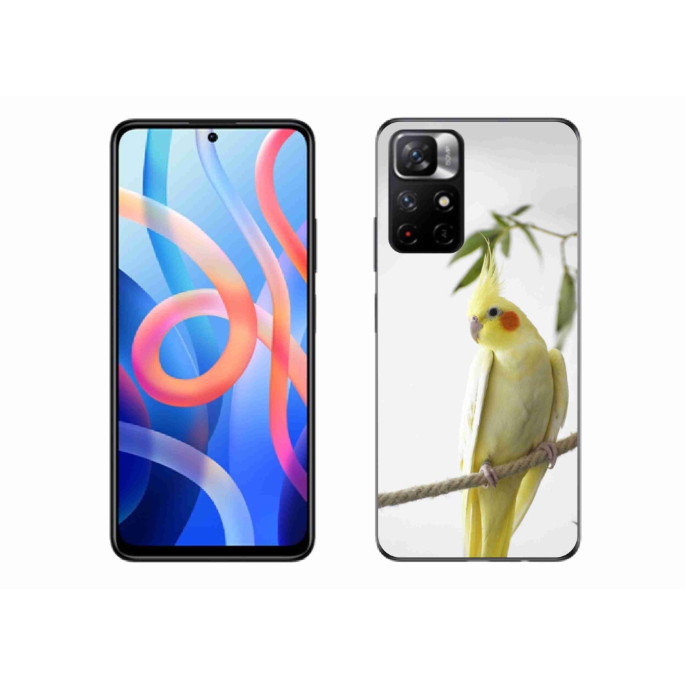 Gelový kryt mmCase na Xiaomi Redmi Note 11S 5G/Poco M4 Pro 5G - papoušek korela chocholatá