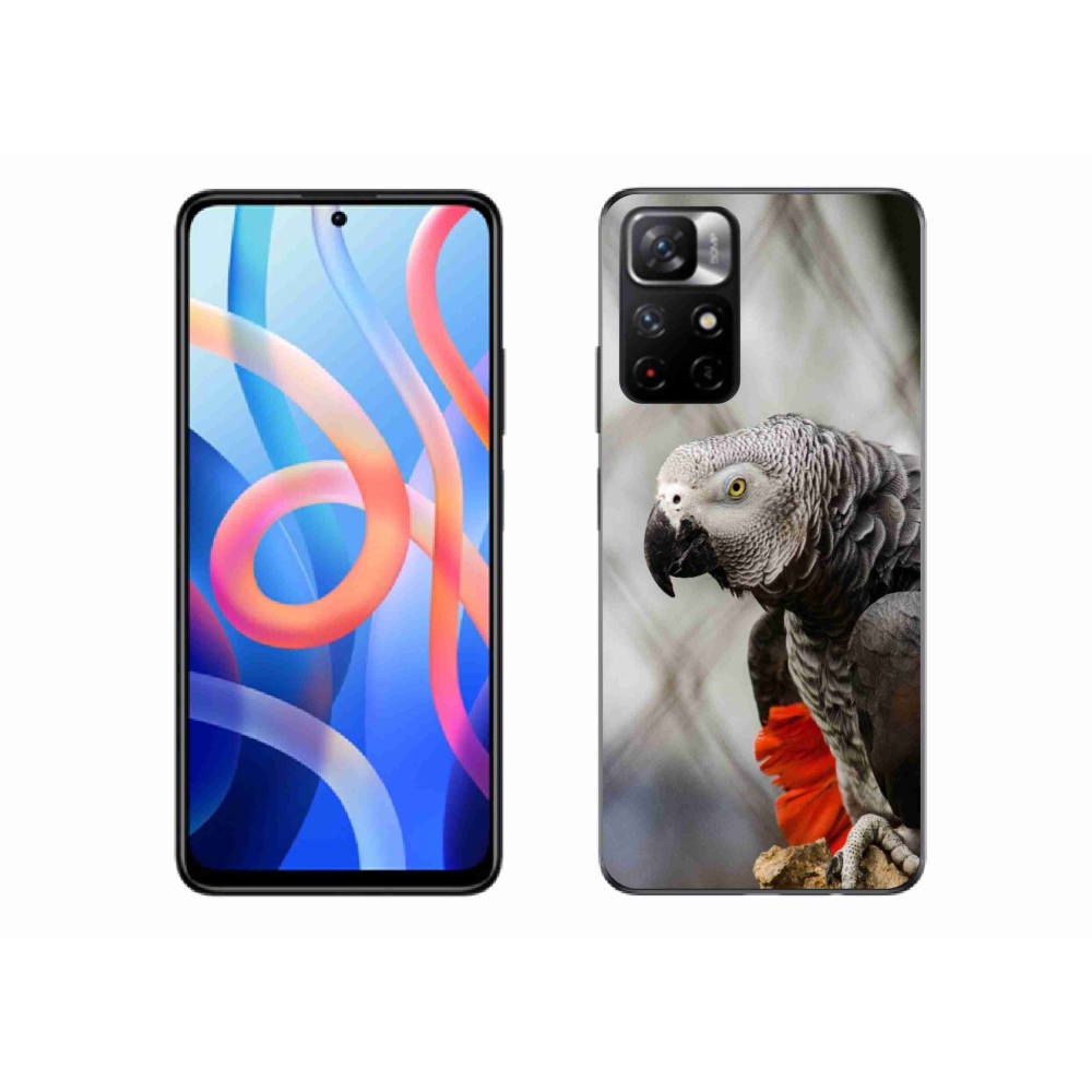 Gelový kryt mmCase na Xiaomi Redmi Note 11S 5G/Poco M4 Pro 5G - papoušek žako 3
