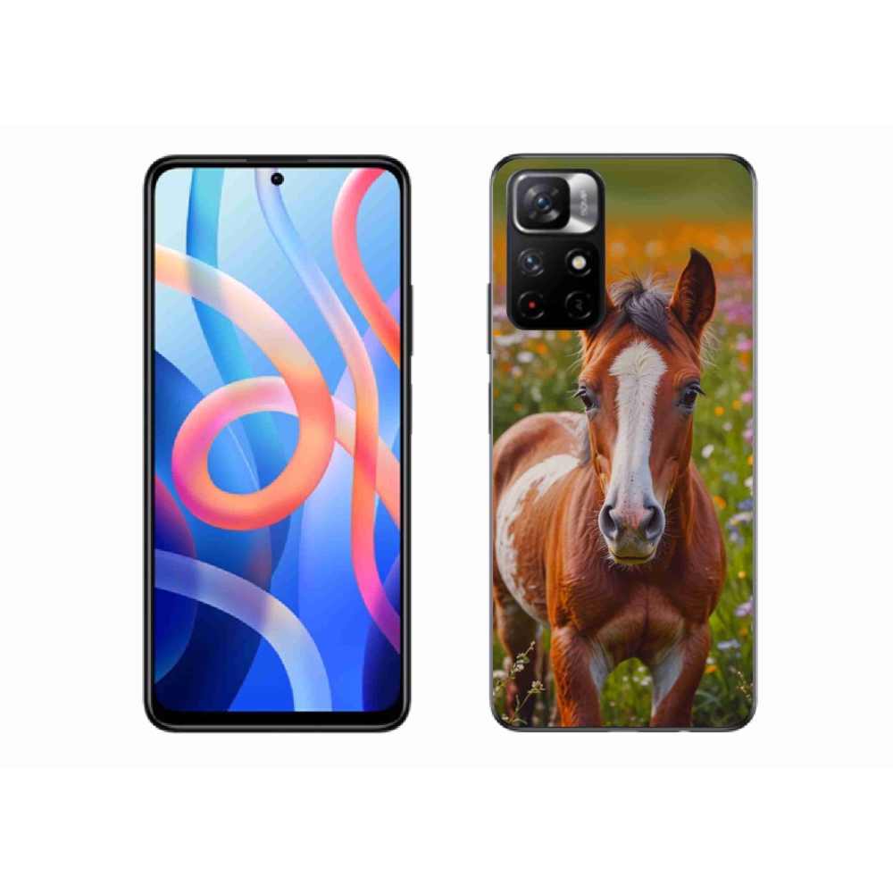 Gelový kryt mmCase na Xiaomi Redmi Note 11S 5G/Poco M4 Pro 5G - roztomilé hříbě